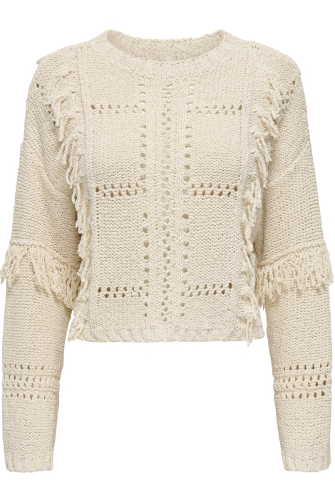 Only onlyrsa life ls fringe o-neck cc kn